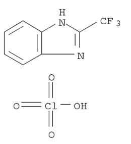 1H-Benzimidazole, 2-(trifluoromethyl)-, perchlorate (1:1)